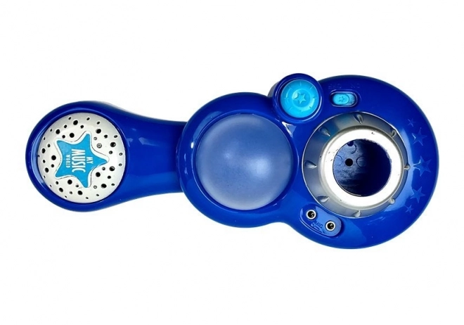 Ensemble de microphones Karaoké pour enfants Trépied Bleu à piles