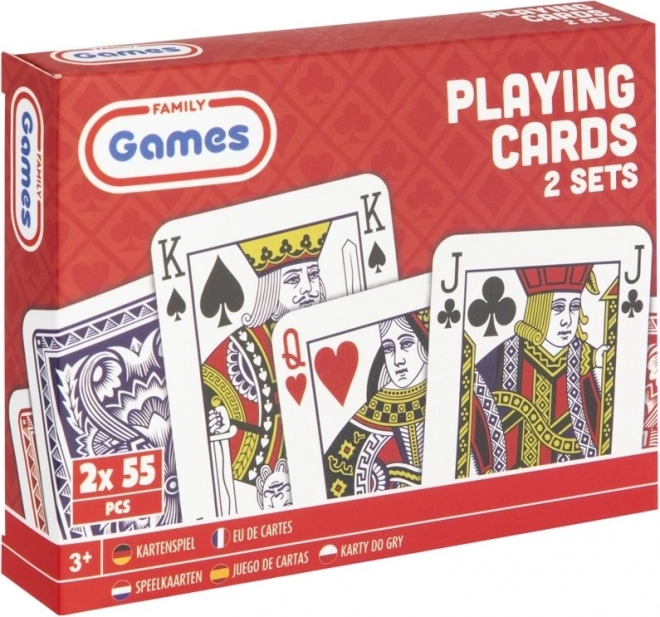 Cartes à jouer GRAFIX 2x55pcs