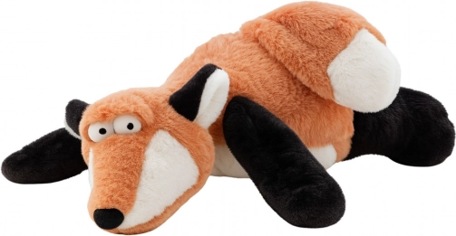 Renard en peluche doux et câlin, roux clair, 42 cm