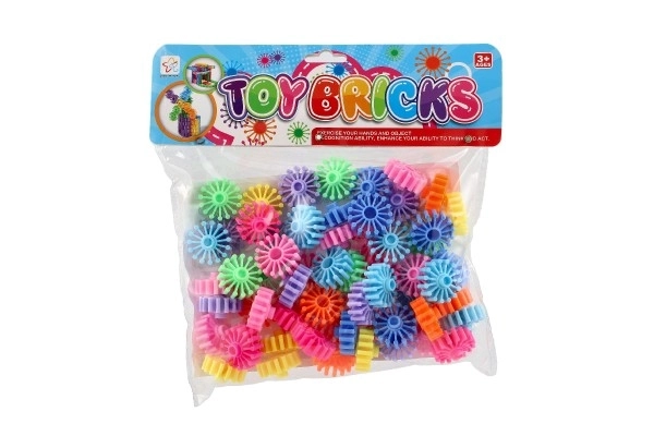 Jeu de construction coloré Rouages – 60 pcs