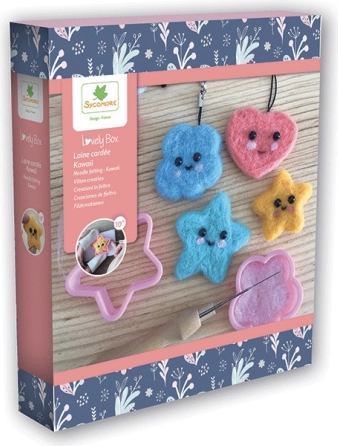 Lovely Box kit de feutrage Kawaii – set créatif pour fabriquer des porte-clés