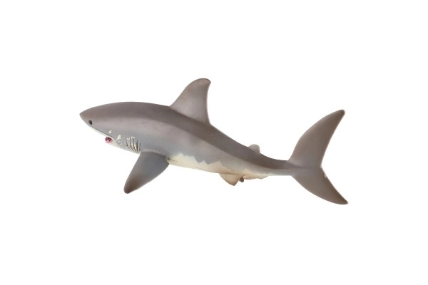 Requin blanc en plastique zooté 17cm en sachet