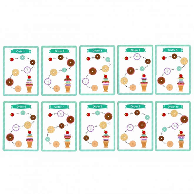 Crèmes glacées en bois Woopie Green pâtisserie Montessori