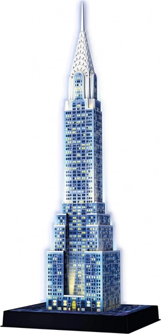RAVENSBURGER Puzzle 3D lumineux Édition nocturne Chrysler Building 216 pièces