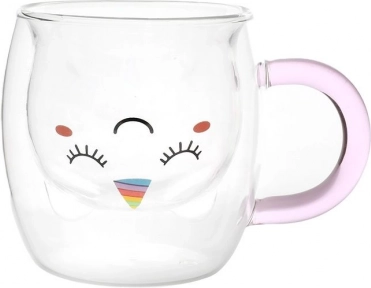 Verre isotherme à double paroi Licorne 250 ml