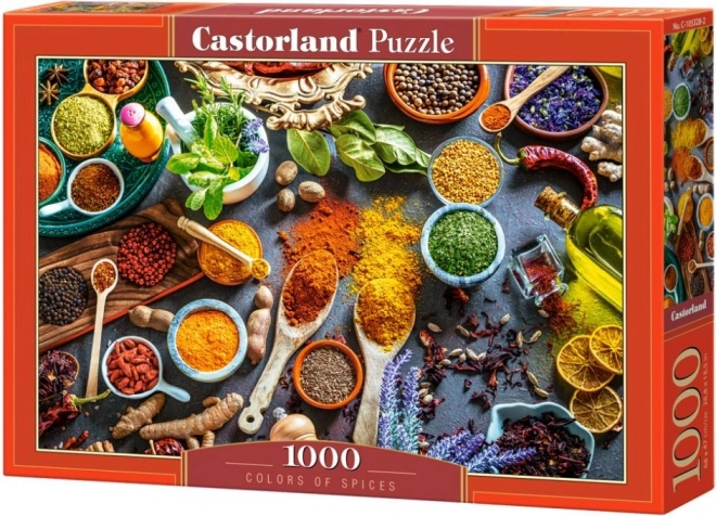 CASTORLAND Puzzle Couleurs des épices 1000 pièces