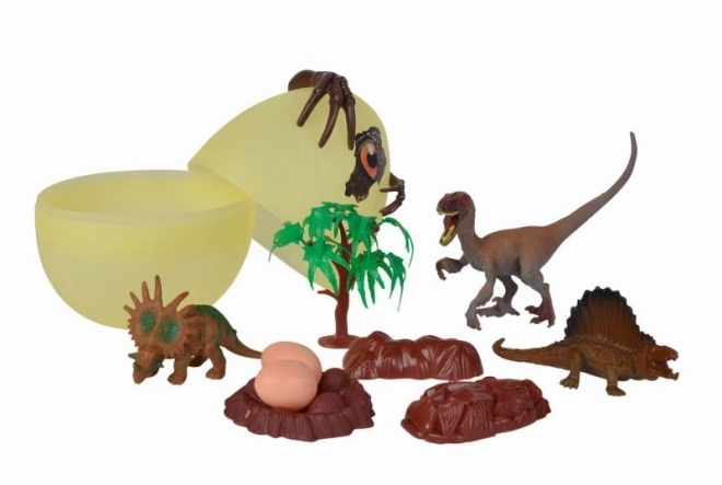 Oeuf de Dino avec accessoires, 3 types, DP6