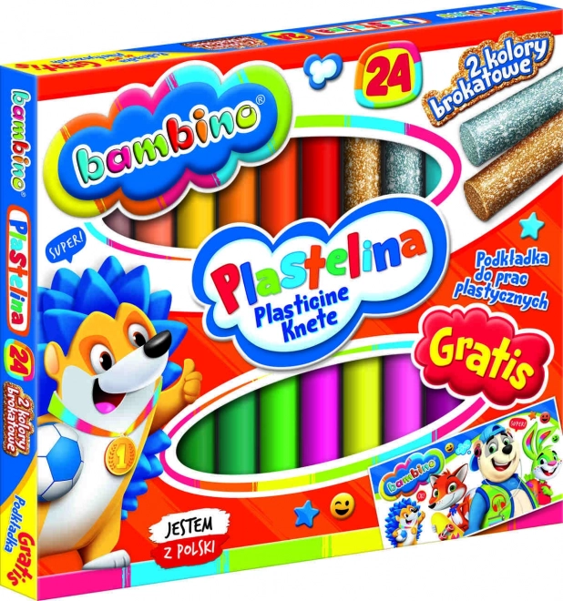 Pâte à modeler Bambino - 24 pièces