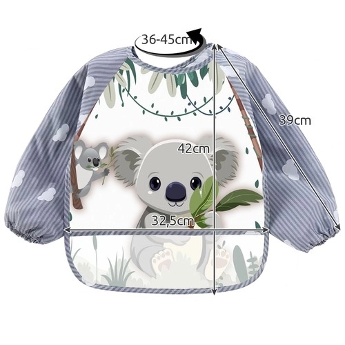 Kruzzel bavoir/tablier avec manches 22255