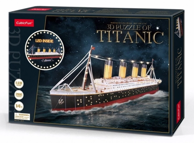 Puzzle 3D LED Titanic
