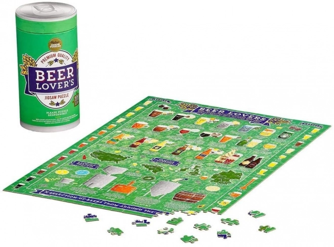 Puzzle de Ridley's Games pour les amateurs de bière, 500 pièces