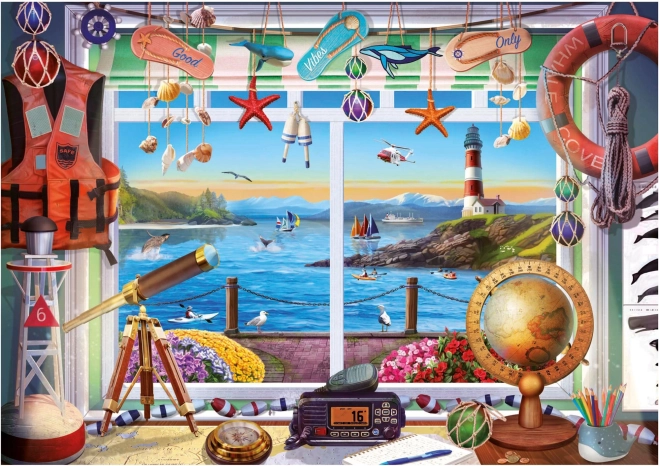 Educa Puzzle Vie au port 1000 pièces