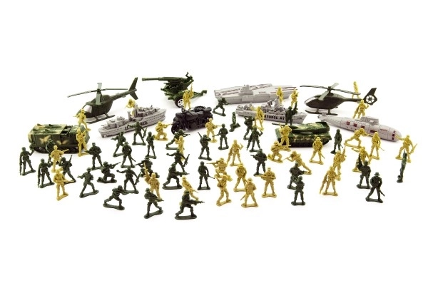 Ensemble de soldats avec accessoires