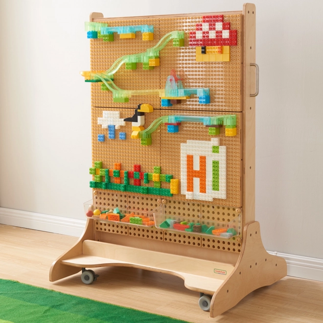 Jeu de construction MASTERKIDZ STEM avec 563 pièces et 4 extensions pour panneau