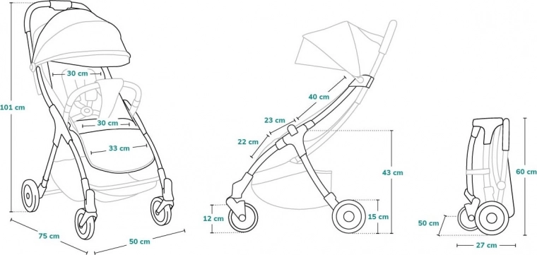 Pliage compact et équipement pratique