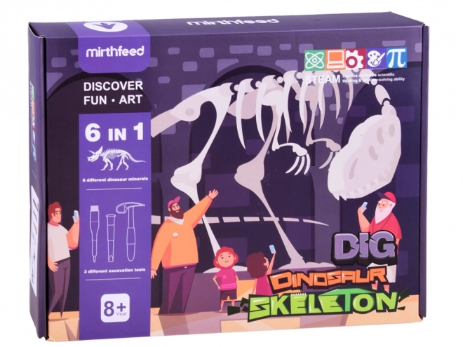 Fouilles de dinosaures Tyrannosaurus Rex 6 en 1