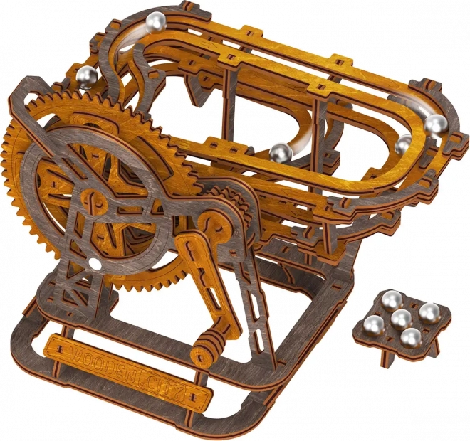 Puzzle 3D en bois Piste de billes Mini de Wooden City