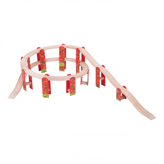 Set de rails Bigjigs Rail multi-étages