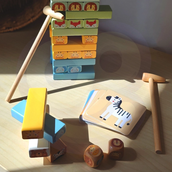 TOOKY TOY tour bancale avec animaux