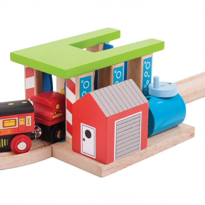 Station de lavage pour trains