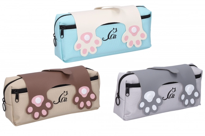 Trousse 20x5,5x9 cm - Patte de chat
