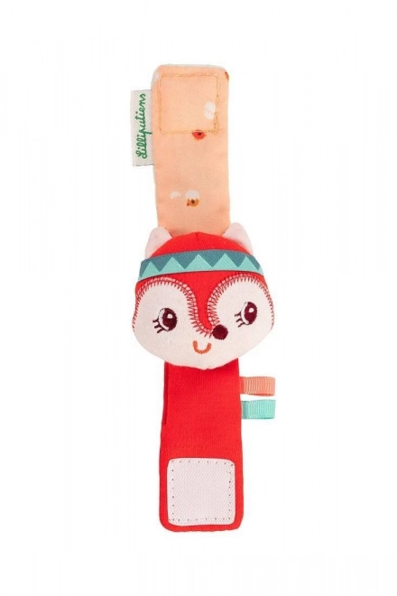 Lilliputiens - bracelet hochet - renard Alice