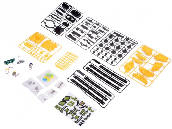 176-ele RC0694 Jeu de télécommande 4 en 1 pour machines de construction pliables
