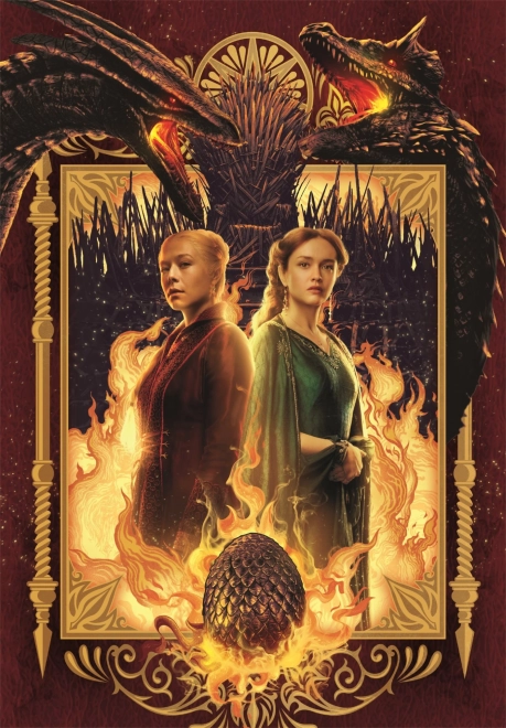 Puzzle 1000 pièces House of the Dragon compact – CLEMENTONI