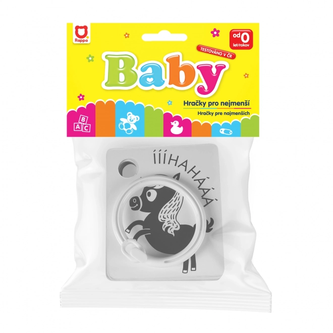 Cartes contrastées pour enfants noir et blanc