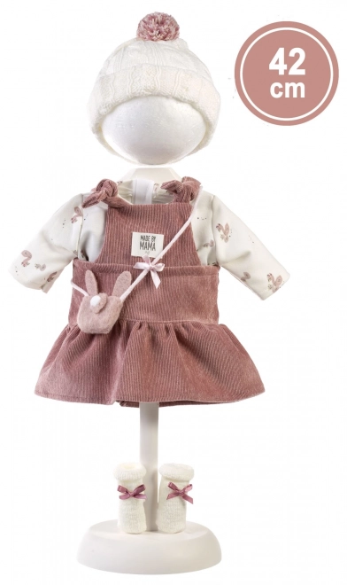Llorens 424J JULIA - poupée réaliste avec sons et corps en tissu doux - 42 cm