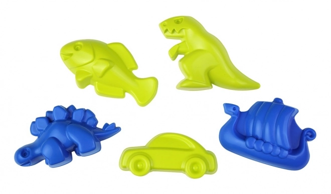 Moules à sable avec dinosaure 5 pièces