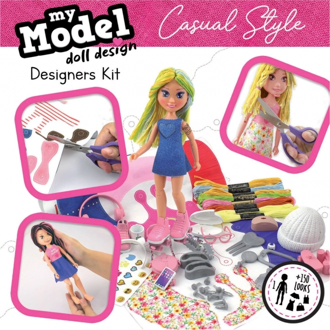 EDUCA Ensemble créatif My Model Doll Design : Style décontracté