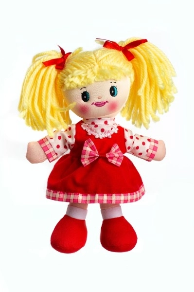 Poupée de chiffon chantante tchèque Lucinka - 30 cm
