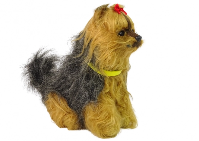 Chien interactif Yorkshire Terrier Peluche chien aboie remue la queue