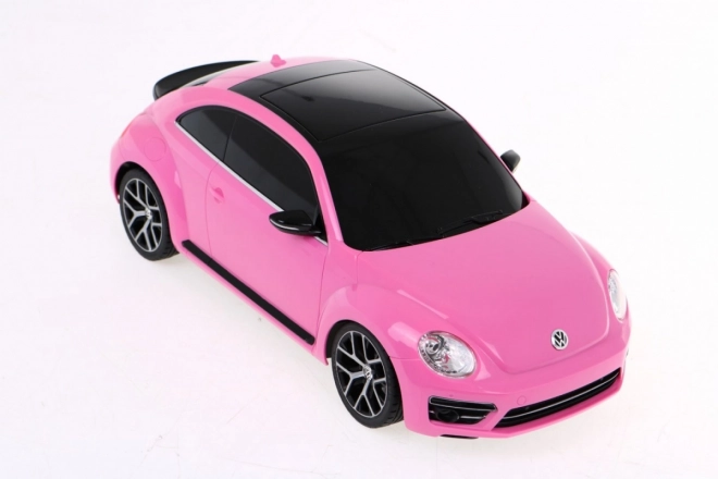 Voiture télécommandée R/C Volkswagen Beetle Rastar 1:14 rose