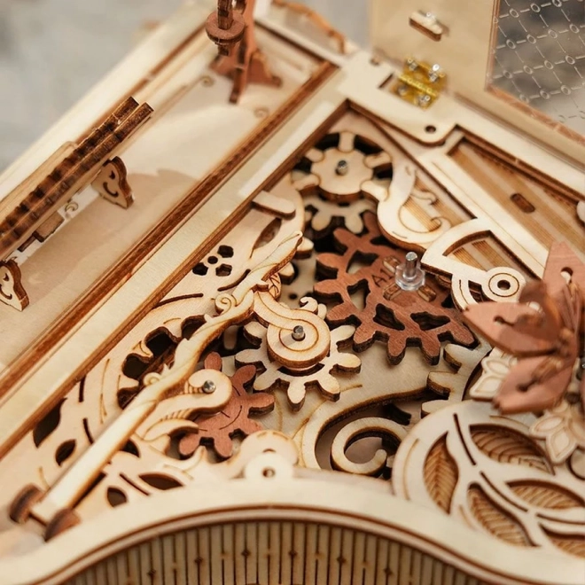 RoboTime 3D Puzzle mécanique en bois Piano Magique (entraînement électrique)