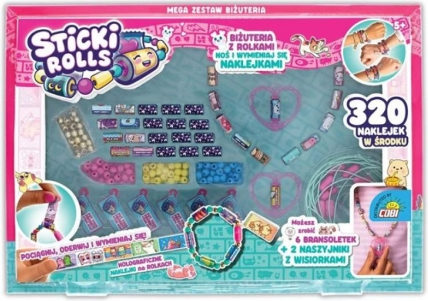 Sticki Rolls – méga coffret de bijoux