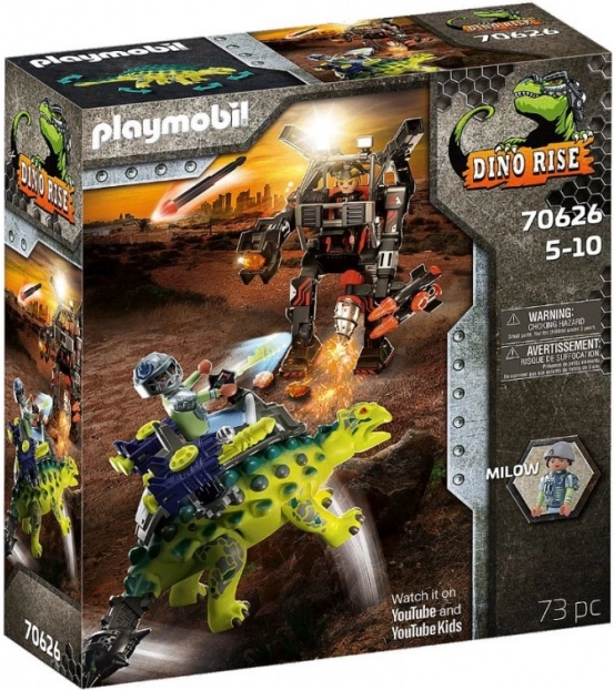 PLAYMOBIL DINO RISE – Saichania : riposte à l’attaque