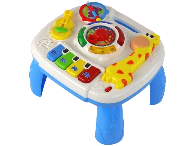 Tableau interactif éducatif 2 en 1 pour tout-petits girafe