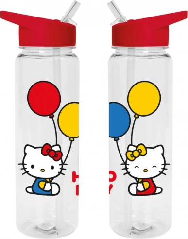 Bouteille en plastique avec bec verseur Hello Kitty