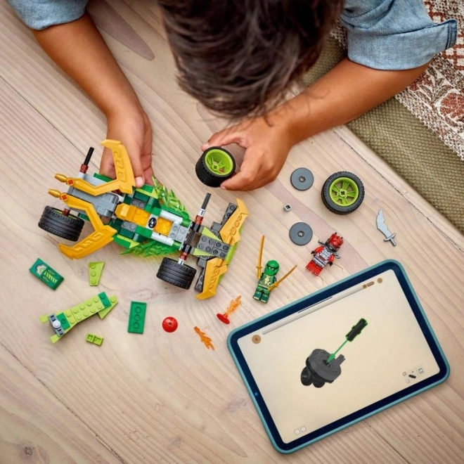 LEGO Ninjago voiture de course de Lloyd avec moteur à rétro-friction
