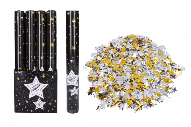 Confettis de fête à explosion Étoiles 50 cm