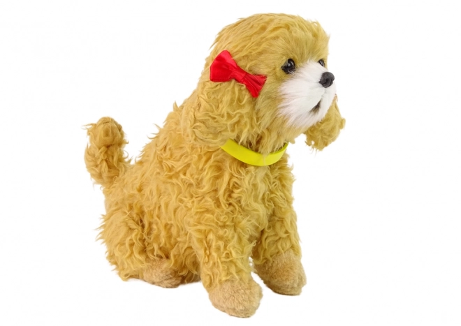 Pudel en peluche interactif