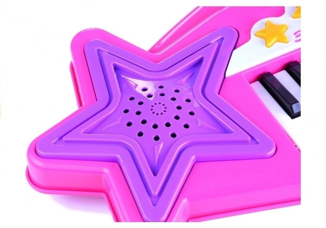 Orgues à clavier 37 touches MP3 Microphone rose