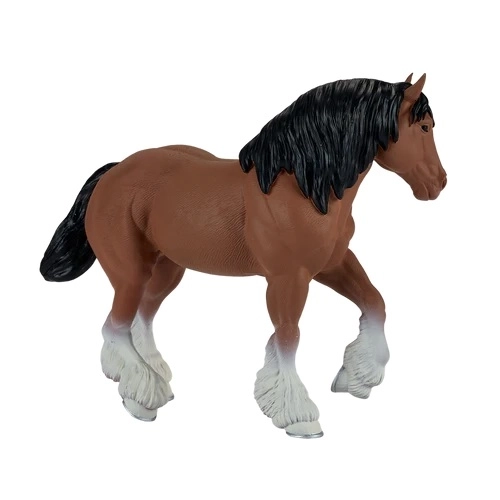 Mojo Clydesdale cheval brun
