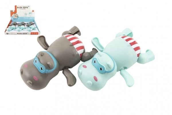 Animal Hippopotame à remonter pour l'eau