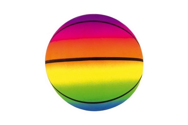Ballon de basketball en caoutchouc - arc-en-ciel