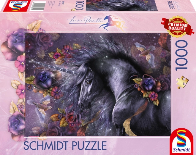 Puzzle Rose bleue
