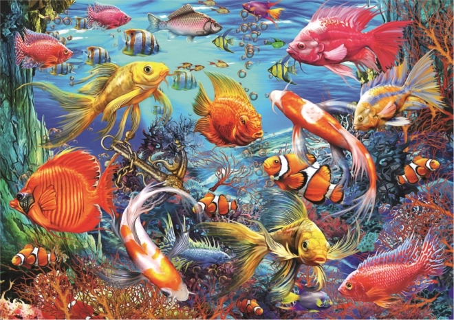 TREFL Puzzle Formes Cachées : Vie Sous-marine 1060 pièces