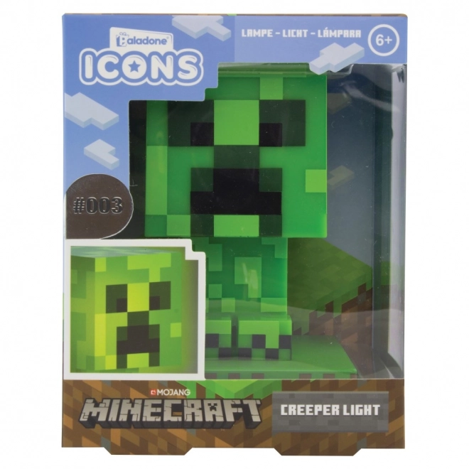 Icône lumineuse Minecraft - Creeper